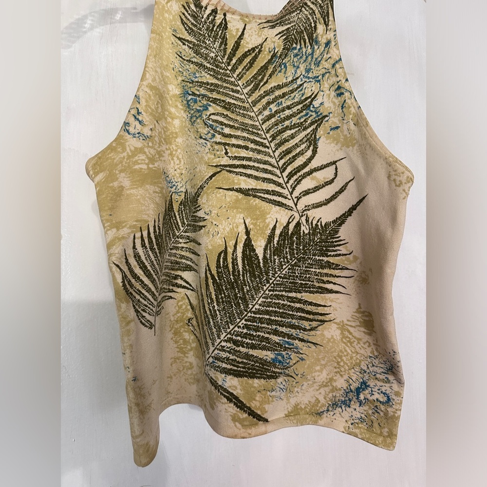 Catherine Malandrino Embroidered Halter Top Blouse